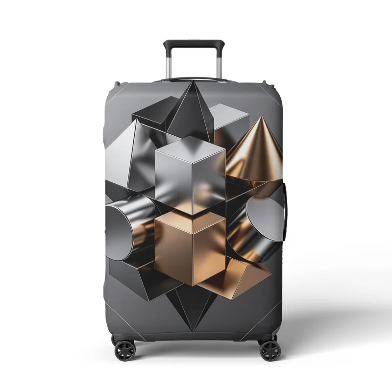 Damen Kofferhülle mit modernem geometrischem Design Skanto