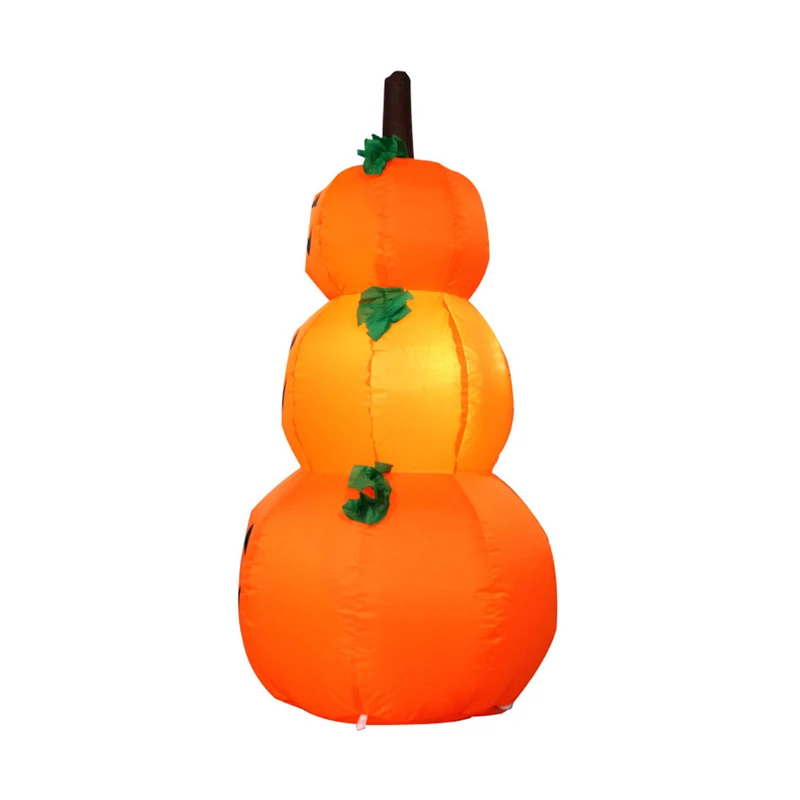 Aufblasbare Halloween-Gartenfigur mit integrierter LED-Beleuchtung und Erdspießen