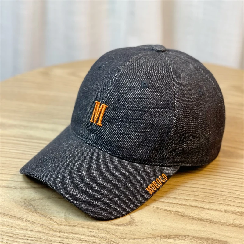Herren Bestickte Jeans-Baseballkappe Skanto