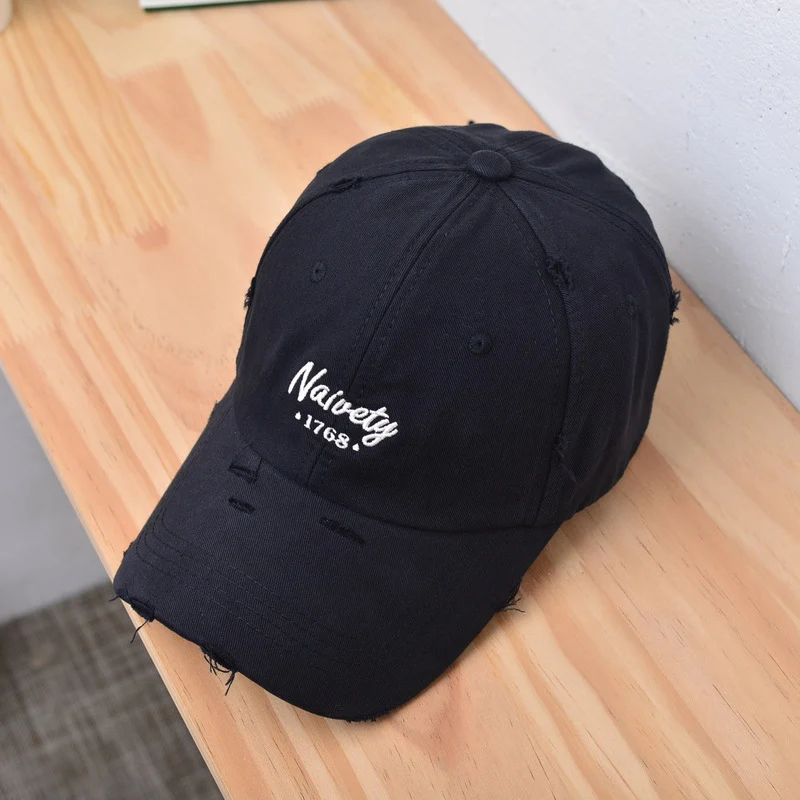 Herren Vintage Baumwoll-Baseballkappe im Used-Look Skanto