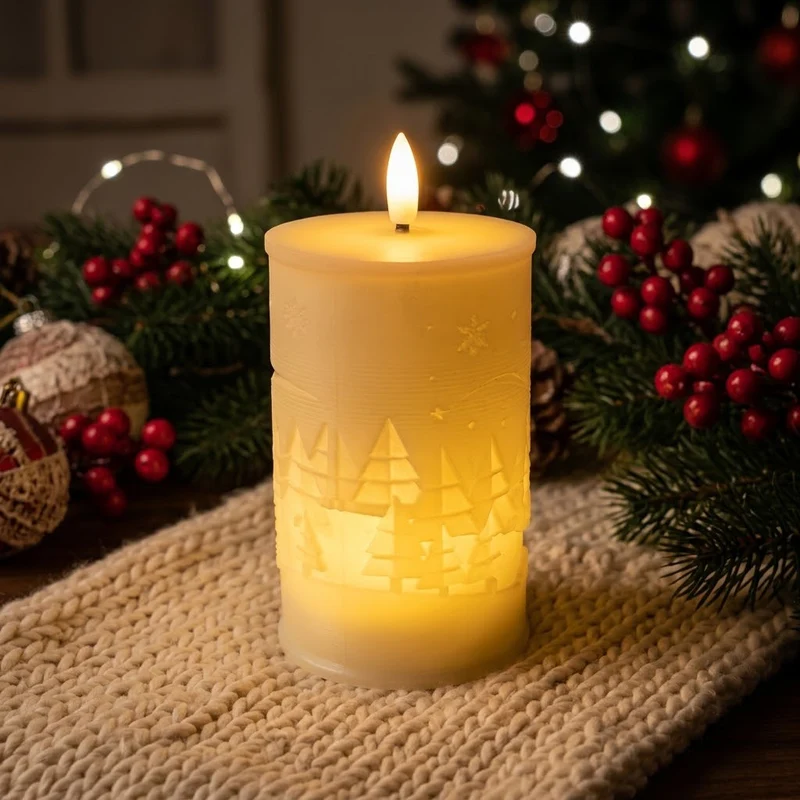 Weihnachtsdekorative LED-Kerze
