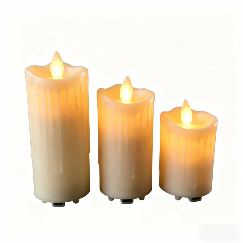 LED-Stumpenkerze