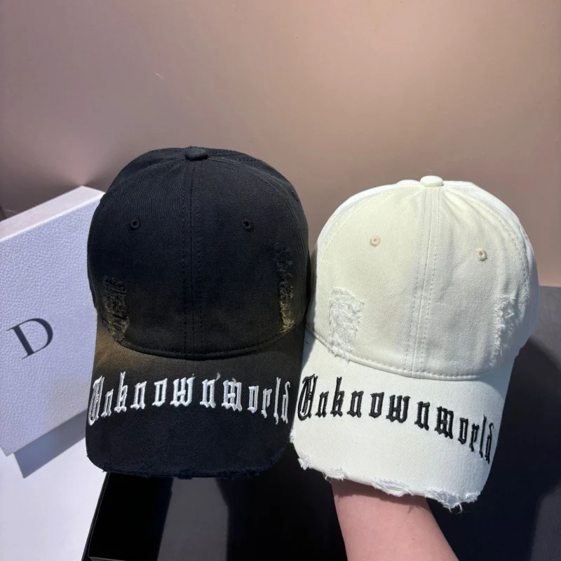 Herren Baseballkappe mit Used-Grafik Skanto
