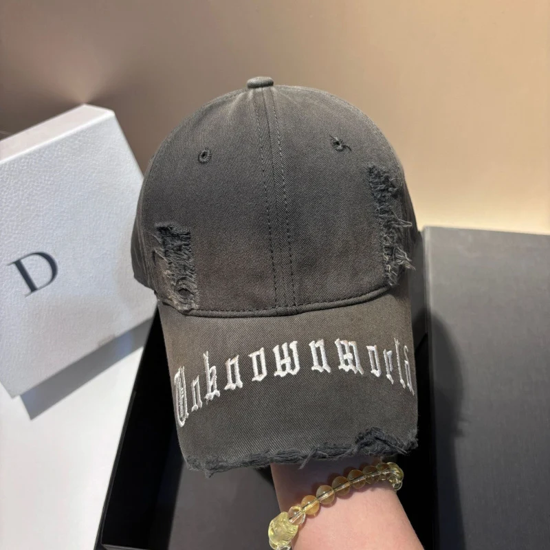 Herren Baseballkappe mit Used-Grafik Skanto