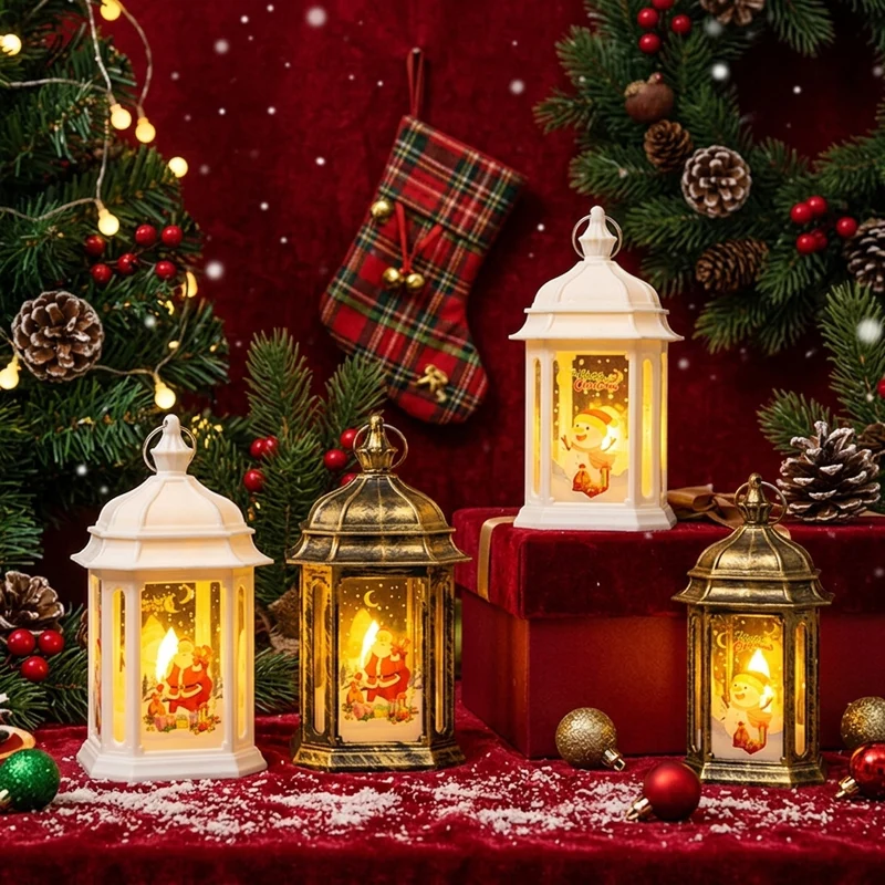 Stimmungsvolle LED Weihnachtslaterne