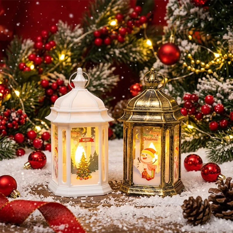 Stimmungsvolle LED Weihnachtslaterne