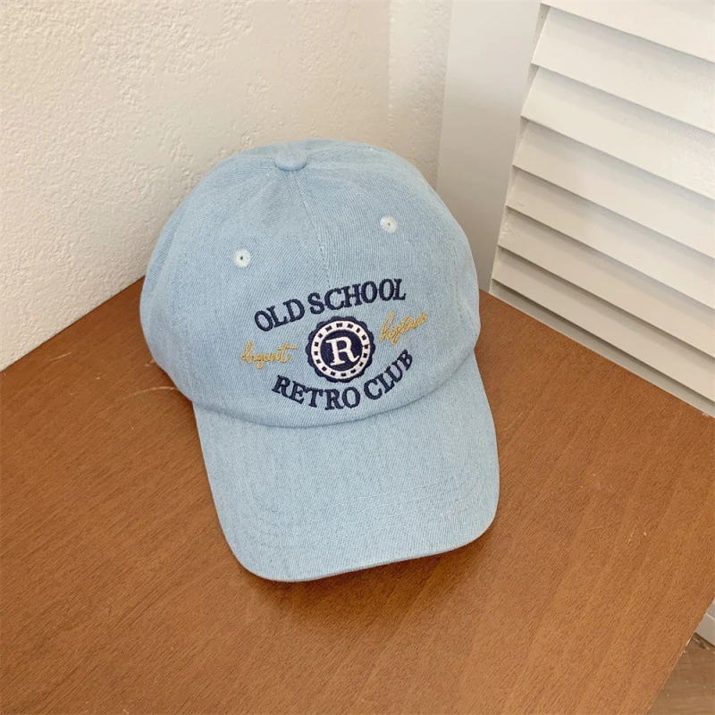 Unisex Retro Denim Baseballkappe Skanto