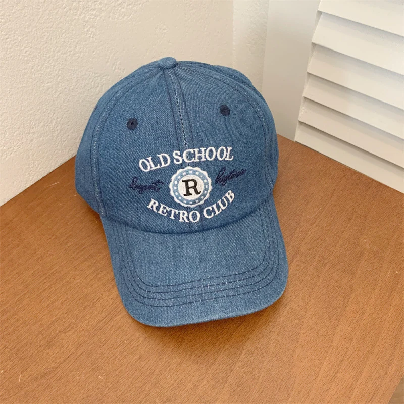Unisex Retro Denim Baseballkappe Skanto