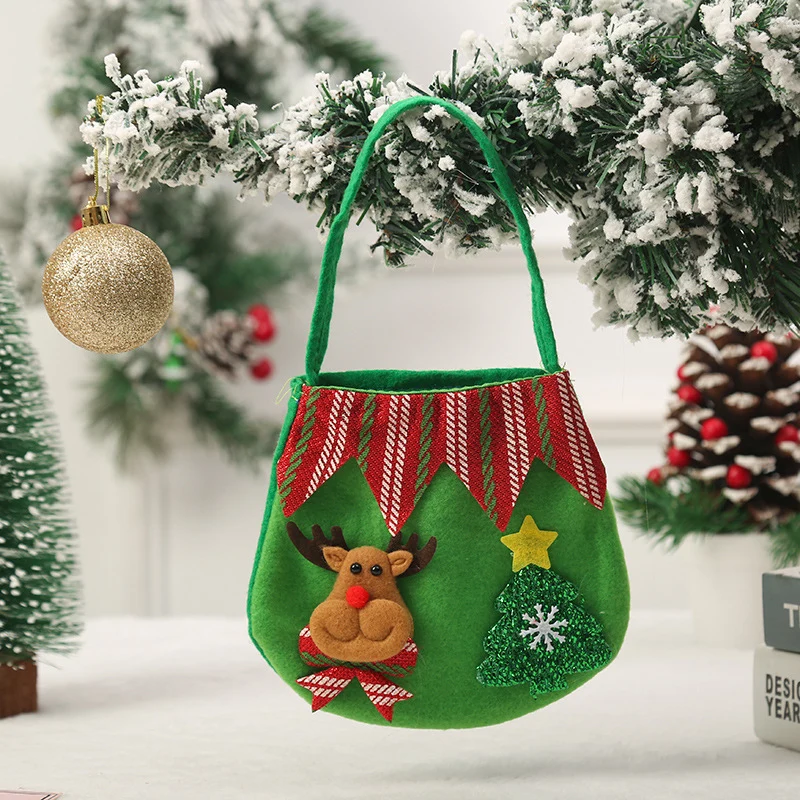 Festliche Feiertagsthemen-Filztasche Brehn
