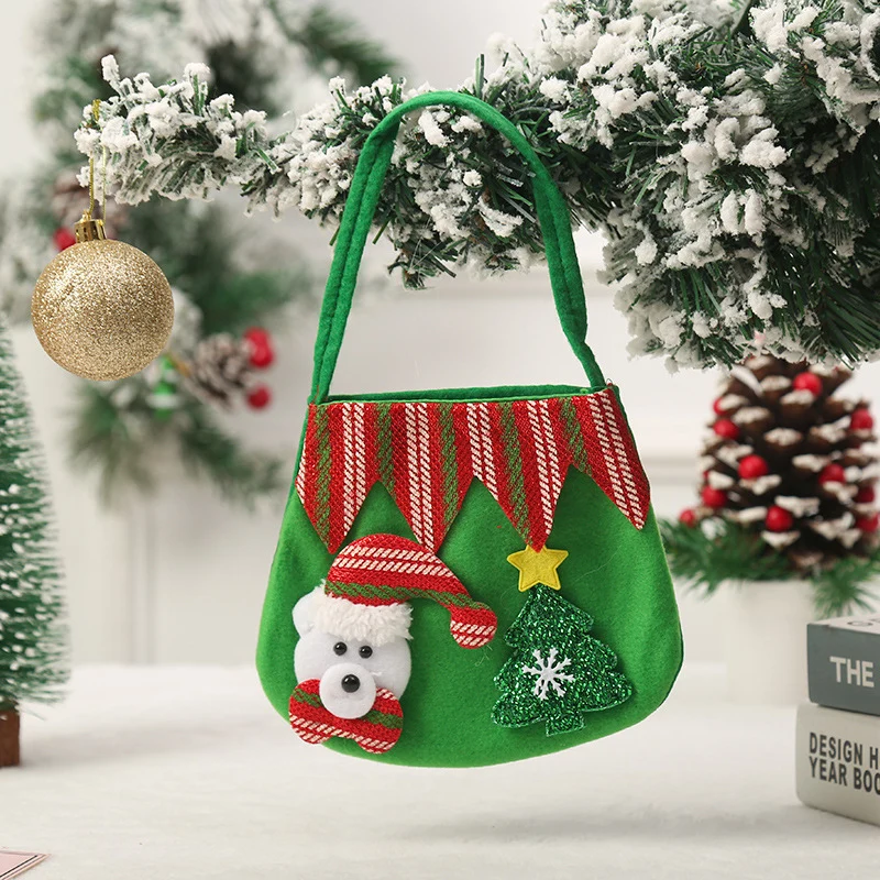 Festliche Feiertagsthemen-Filztasche Brehn