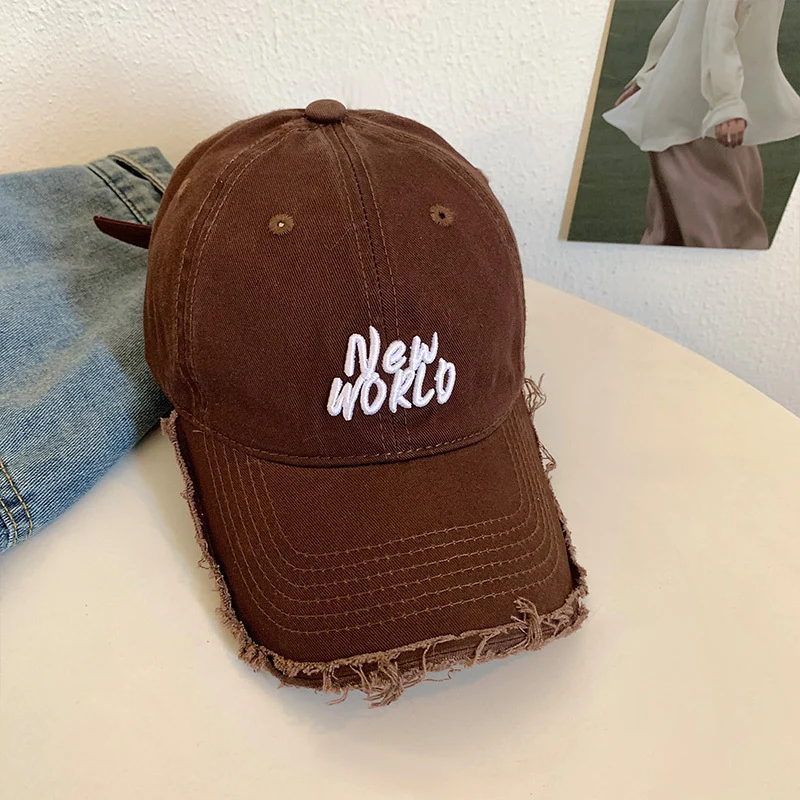 Unisex Distressed Signature Baseballkappe Skanto