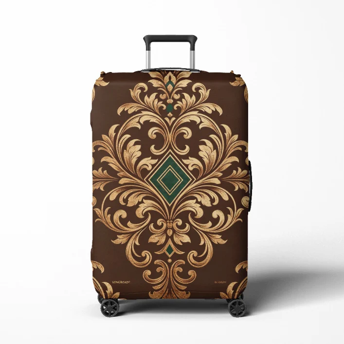 Damenkoffer Skanto mit elegantem Barockmuster