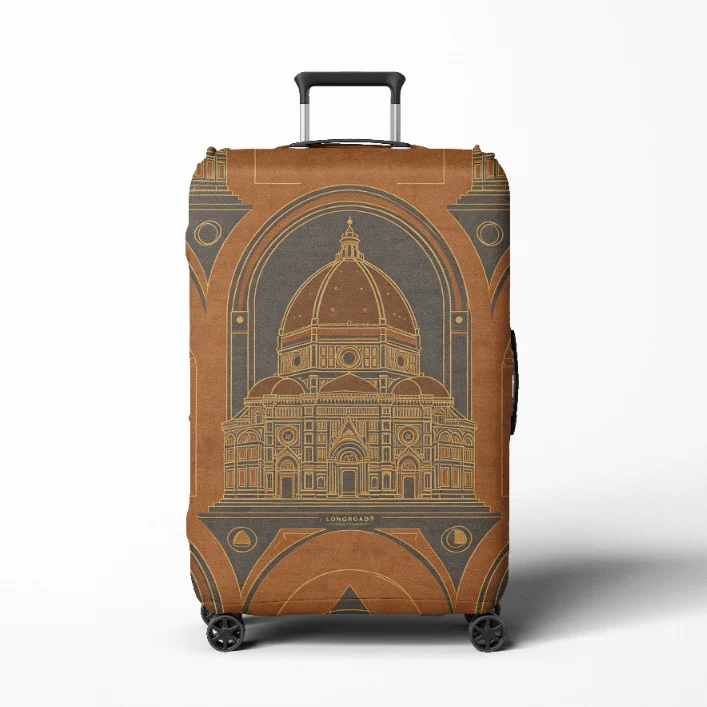 Damenkoffer Skanto mit elegantem Barockmuster