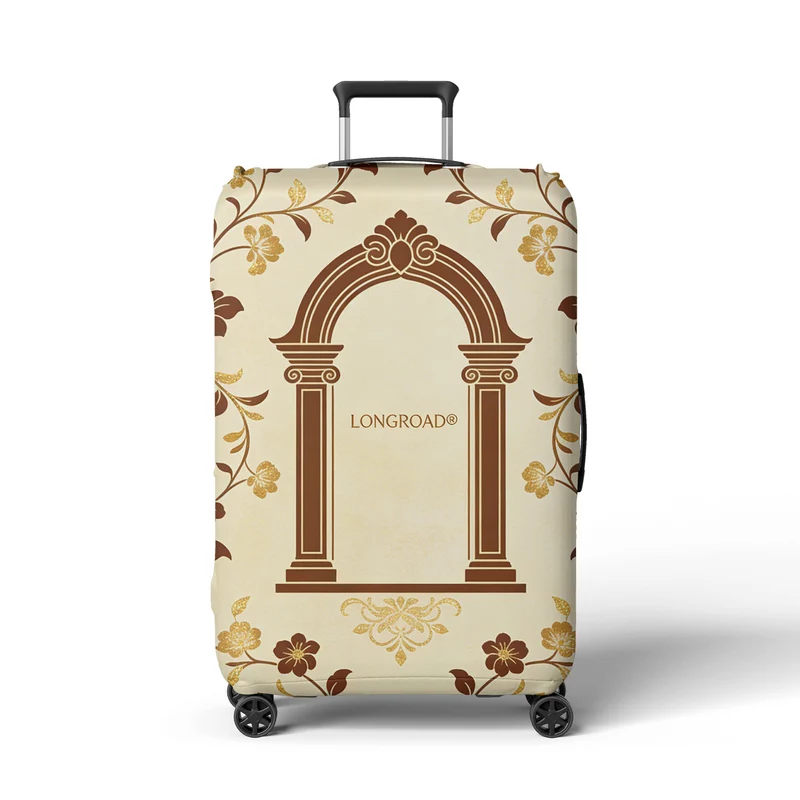 Damenkoffer Skanto mit elegantem Barockmuster