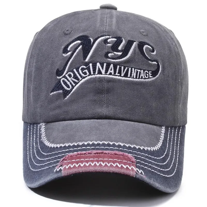 Herren Bestickte Vintage-Kappe Skanto