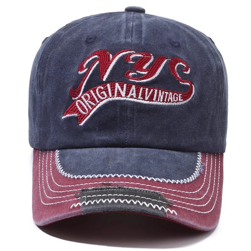 Herren Bestickte Vintage-Kappe Skanto
