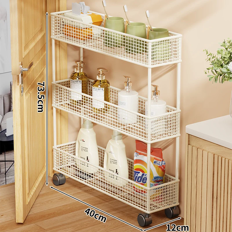 Slim Tür-Three-Tier Drahtgitter Aufbewahrungsorganisator
