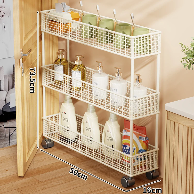 Slim Tür-Three-Tier Drahtgitter Aufbewahrungsorganisator