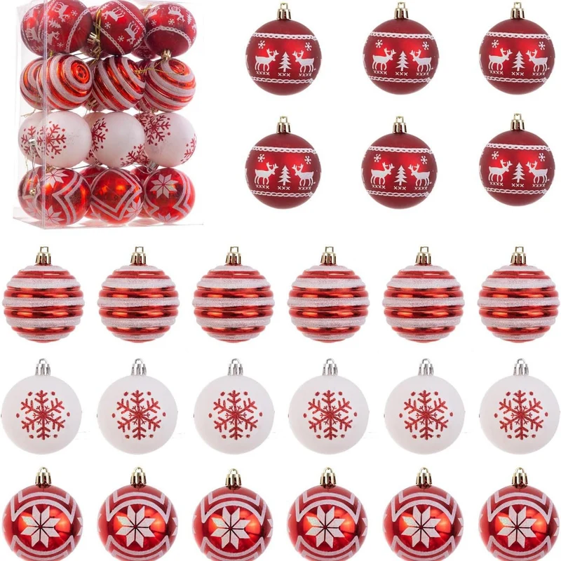 Festliche dekorative Weihnachtsornament-Set Brehn