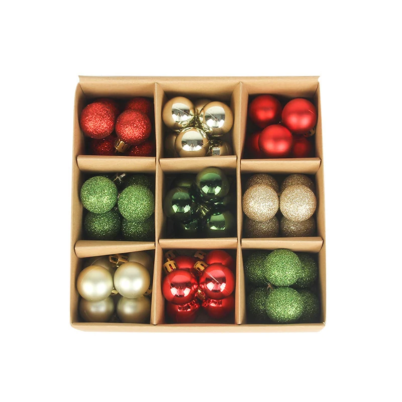 Elegante bruchsichere Weihnachtsbaum Ornament Set Brehn
