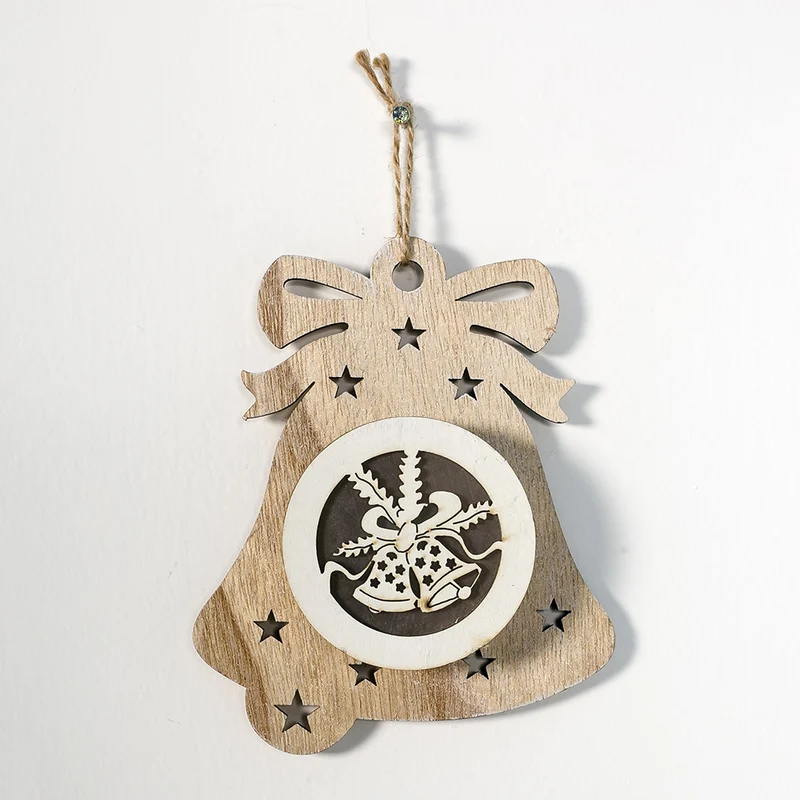 Dekorative Holz-Weihnachts ornament Brehn