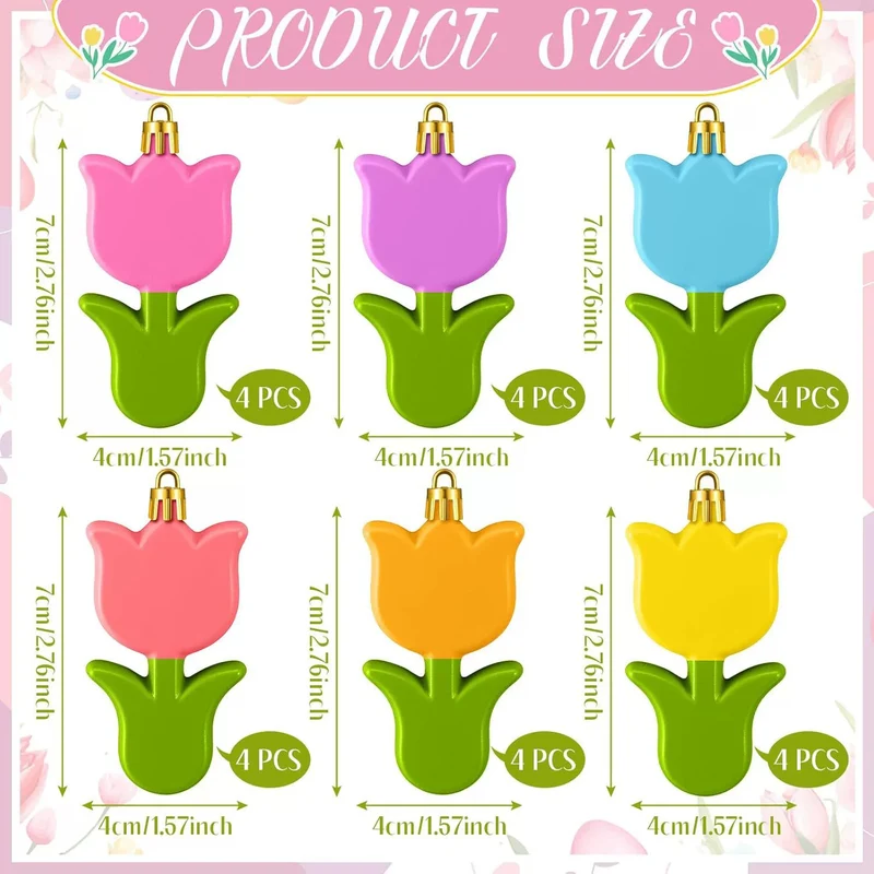 Dekorativer Tulpen Türkranz Brehn