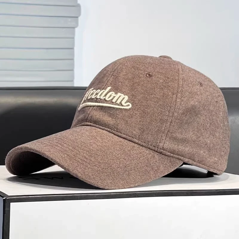 Herren Freizeit Baseballkappe mit Freedom-Stickerei Skanto