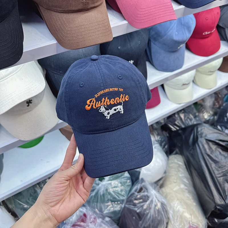 Bestickte Kuhmuster-Baseballkappe für Damen Skanto
