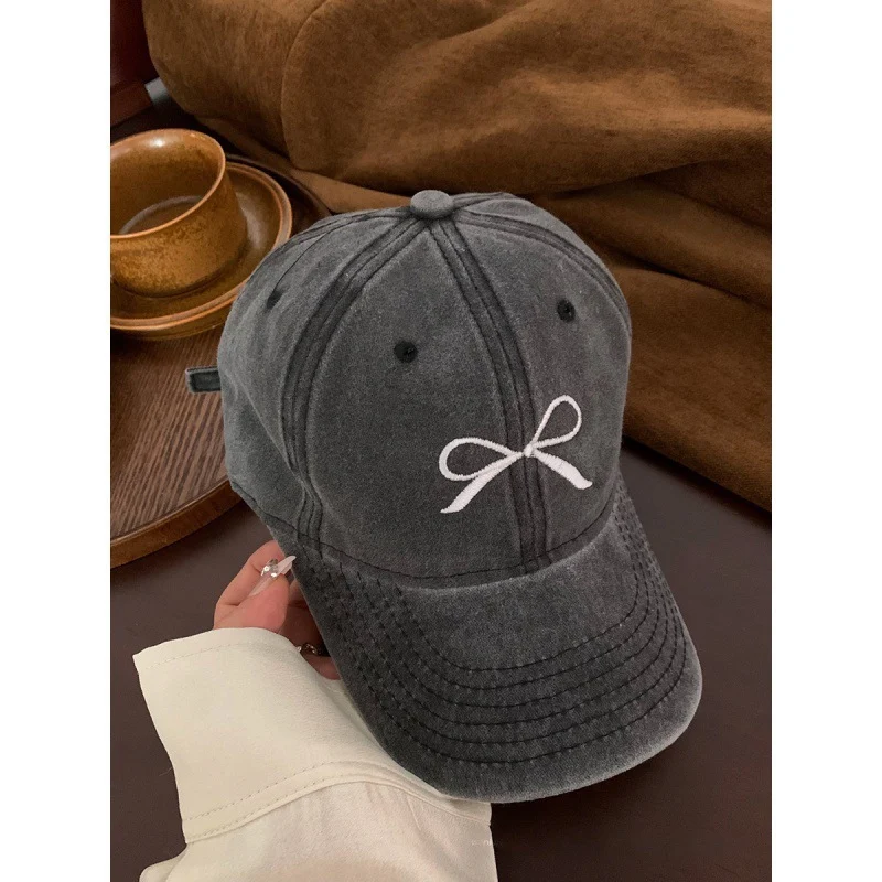 Damen Bestickte Verstellbare Baseball Cap mit Schleifendetail Skanto