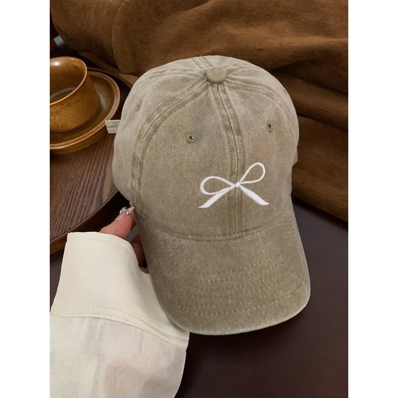 Damen Bestickte Verstellbare Baseball Cap mit Schleifendetail Skanto