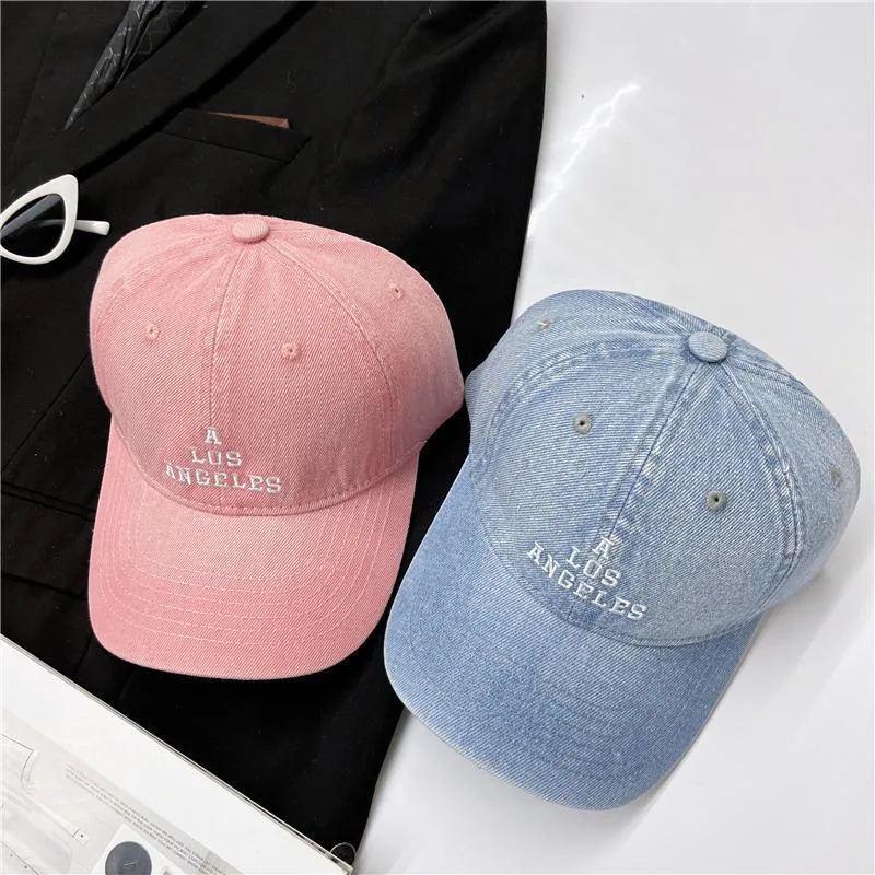 Damen Baseball Cap im Used-Look mit Vintage Los Angeles Skanto