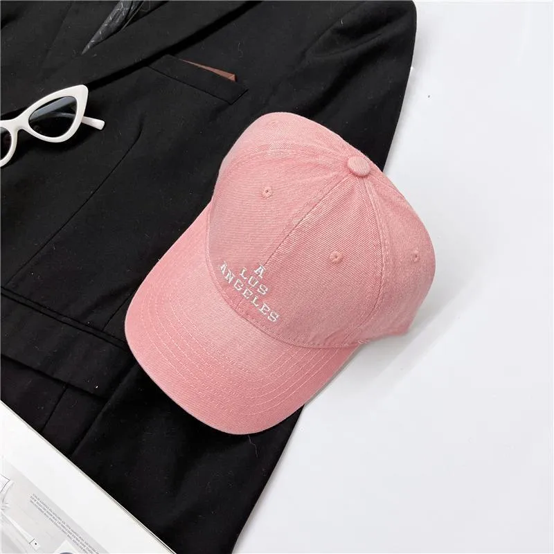 Damen Baseball Cap im Used-Look mit Vintage Los Angeles Skanto