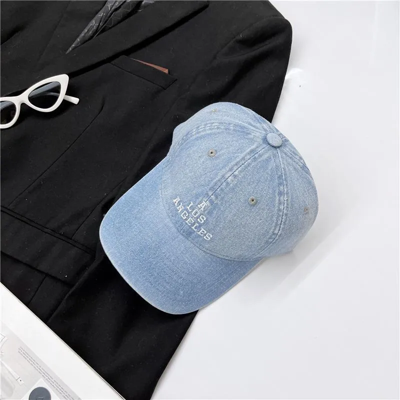 Damen Baseball Cap im Used-Look mit Vintage Los Angeles Skanto