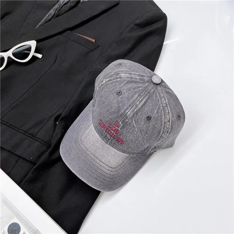 Damen Baseball Cap im Used-Look mit Vintage Los Angeles Skanto