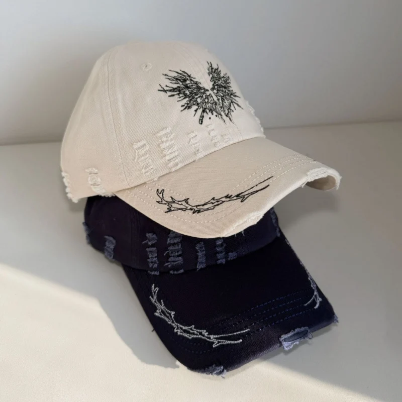 Damen Snapback Cap im Used-Look mit Grafik Skanto