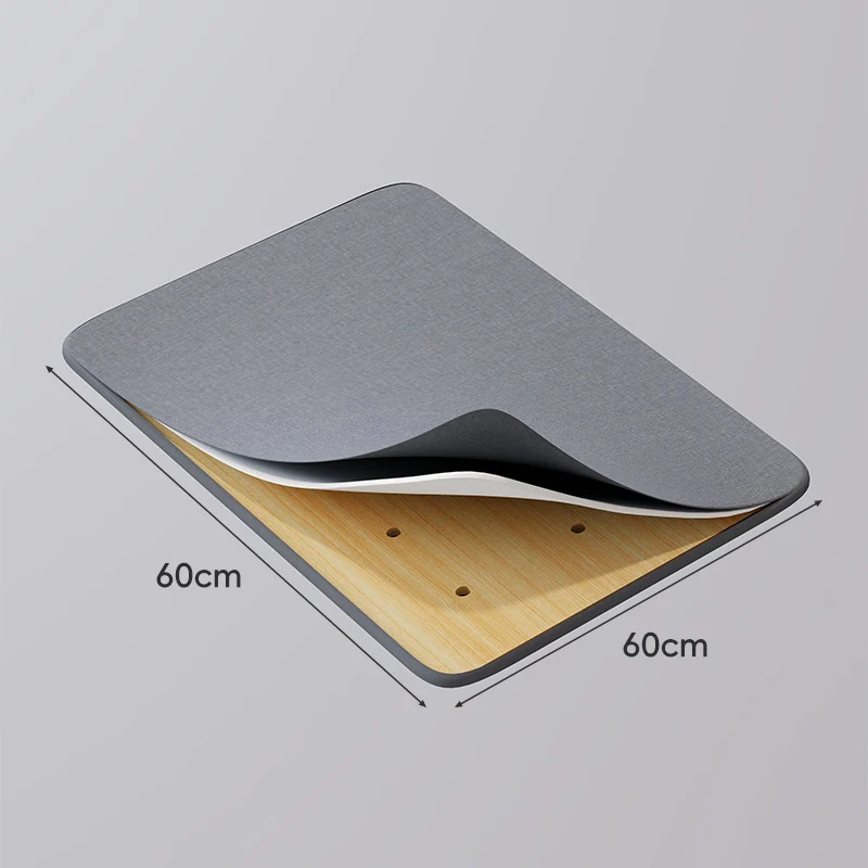 Große perforierte Bambusregalplatte mit belüftetem Lattendesign