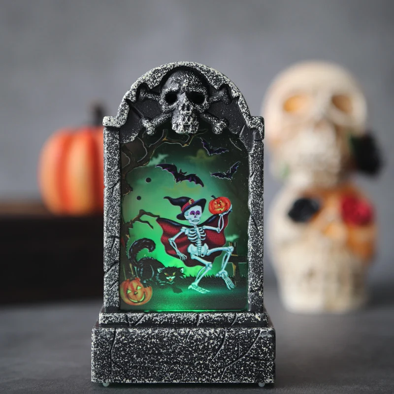 Dekorative LED Gespenster Friedhof Laterne Brehn
