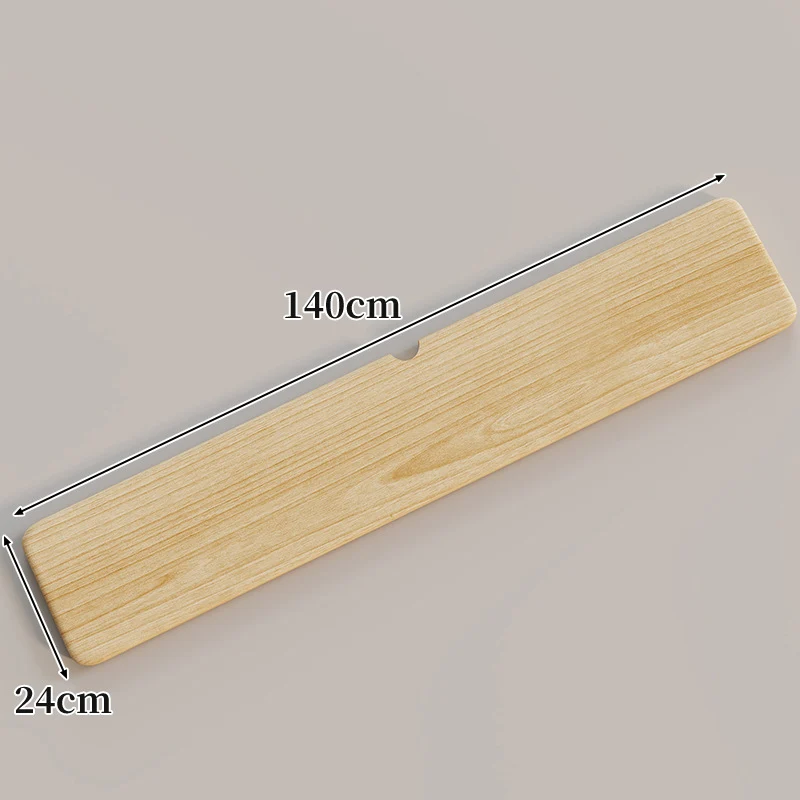 Ergonomische Massivholz-Tastatur-Handballenablage mit Kabelschlitz