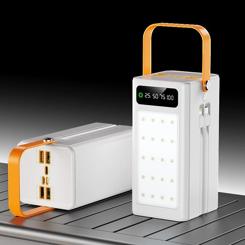 Tragbare Powerbank mit LED-Licht Skanto