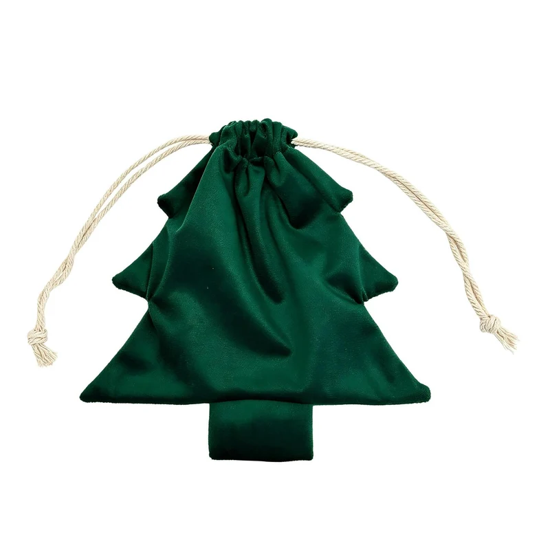 Weihnachtsgeschenktasche im Baumdesign