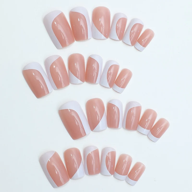 Kunstnail Set mit eleganten French-Spitzen Brehn
