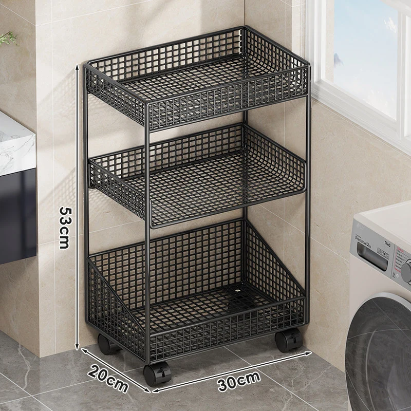 Kompakte dreistufige belüftete Metallgitter-Organizer-Regal für Arbeitsplatte und Schrank