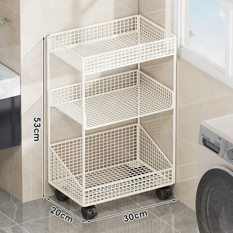 Kompakte dreistufige belüftete Metallgitter-Organizer-Regal für Arbeitsplatte und Schrank