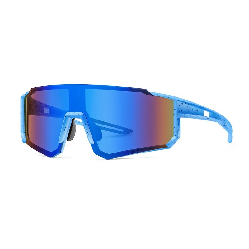 Unisex Sport-Visier-Sonnenbrille mit polarisierten, bruchsicheren Polycarbonat-Gläsern Skanto