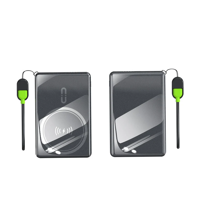Tragbare Powerbank mit kabelloser Ladeoption und High-Speed-Technologie Skanto