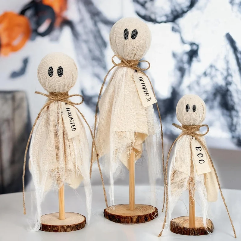 Rustikale Halloween Gespenst Dekoration