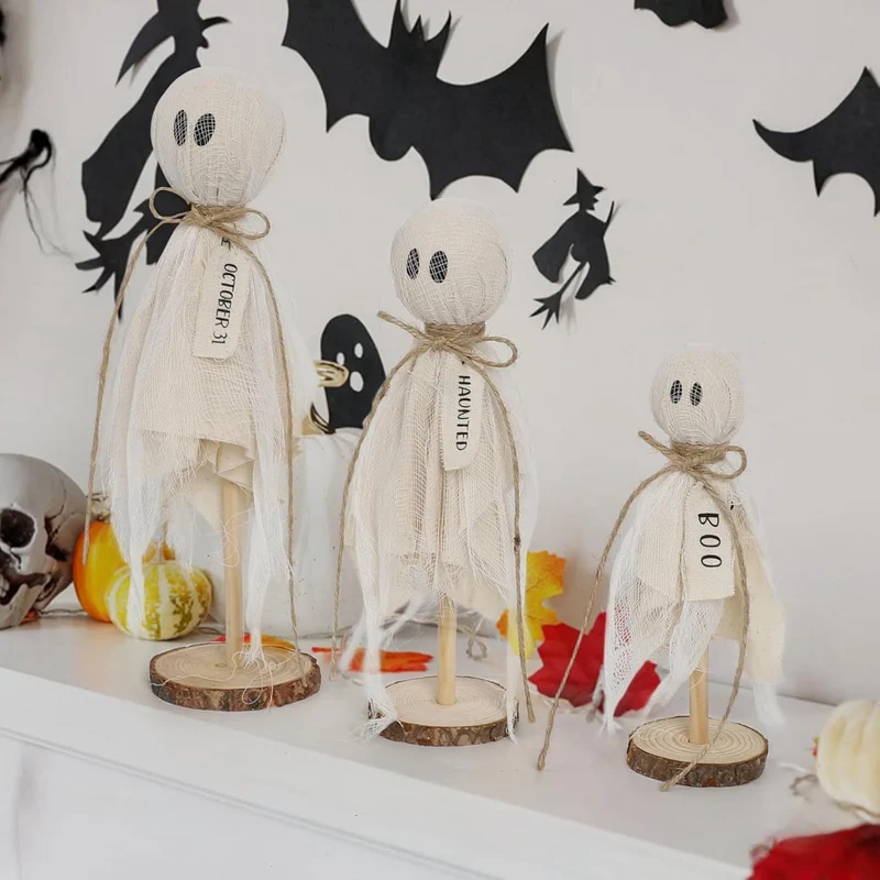 Rustikale Halloween Gespenst Dekoration