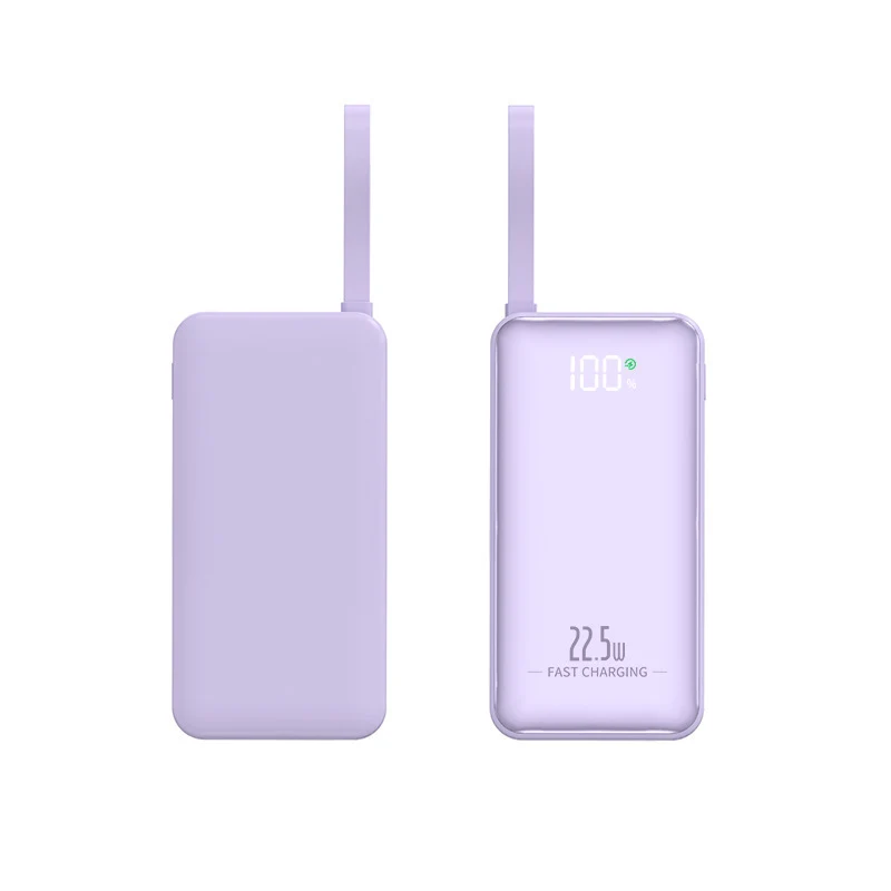 Tragbare Powerbank mit intelligenter Ladefunktion und LED-Ladeanzeige Skanto