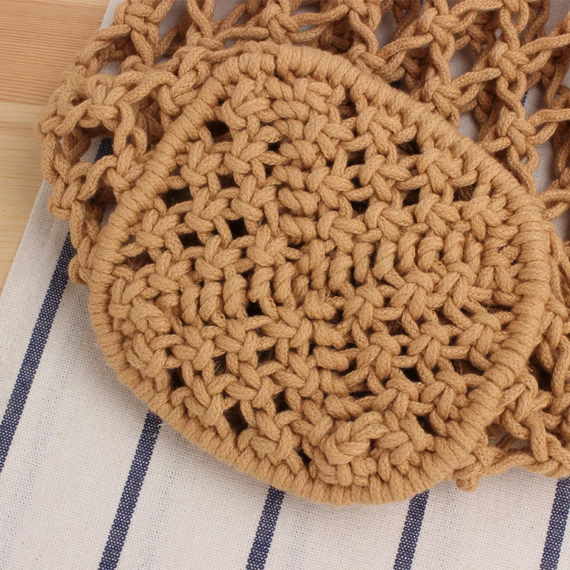 Trendige Makramee-Strandtasche Skanto