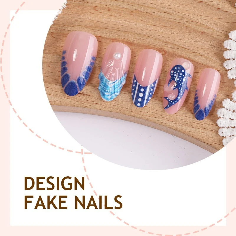 Kunstnagelset mit modernem Design und eleganten Akzenten Brehn